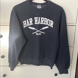 Vintage looking Bar Harbor Crewneck